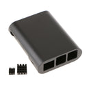ABS Protective Case Box Shell with Aluminum Heatsink for Raspberry pi 2 3