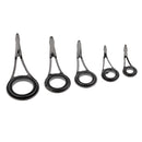 5pcs/lot Fishing Rod Eye Ceramic Ring Rod Guides Line Repair Tip Tops Rings for Raft Rod, Lure Rod