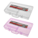 1x Empty Nail Art Storage Rhinestone Gems Beads Case Box Jewelry Organizer Container 4 Compartment Random Color