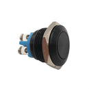 DC 12V 16mm 5/8" Metal Self-Return Momentary Action Push Button Switch for Car Home DIY