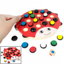 Kids Wooden Beetle Memory Chess Memory Board Game Travel Game Family Fun Toy