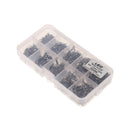 200Pcs Hook Baits Line Link Connector Swivels Coarse Sea Fishing Tackles