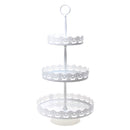 Novelty Cupcake Stand Wedding Party Supplies Cake Display Decor White 3-Tier