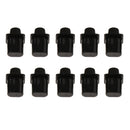 10 Pieces Toggle Switch Tips Knobs Cap Black for Tele TL Electric Guitar Parts