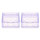 2 Pieces Transparent Receptacle Wallplate Cover, Electrical Socket Waterproof Box,Bathroom Socket Switch Splash Box