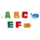 Pack of 7 English Letters Armour Team Transforming Robot Toy Kids Party Bag Fillers - A-G