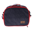 Woven Cool Bag Lunch Box School Office Picnic Insulated Thermal Cooler Totes 26x12x20cm