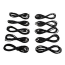 10 Pieces 3.5mm Male To Male Audio Cable Extension Wire Lead Car Home Audio