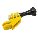 90 Degree Direction Adapter Elbow Mount With Screw For Gopro Hero 4 5 Yellow