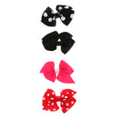 4pcs Girls Baby Toddlers Kids Children Princess Hair Bow Clip