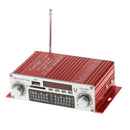 DC 12V 20WX2 Remote Mini Hi-Fi Digital Stereo Audio Amplifier USB SD FM DVD