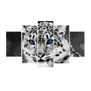 5PCS/Set Canvas Painting for Home Bedroom Cafe Hotel Room Wall Art Wall Decor Paintings Tiger Print Charms 30*40/60/80cm