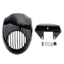 Grill Headlight Fairing Mask Front Mount For Harley Dyna Sportster 883 XL
