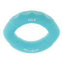Light Portable Silicone Hand Grip Gripper Strength Training Finger Exerciser Muscle Power Training Hand Grip Ring 40LB