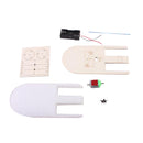 Kids DIY Boat Vehicle Toy Wood Boat Ship Self-paint Model Construction Toy Playsets
