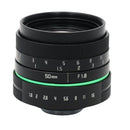 50MM F1.8 APS-C Multicoated Television TV Lens For C-Mount Mirrorless Camera