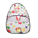 26 x 39 inch Toddler Play Tent Kids Ball Pit Playpen Sea Ball Pool with Basketball Hoop