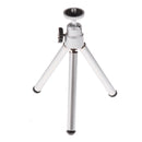 360Â° Rotation Mini Tabletop Extendable Selfie Tripod Stand for Camera iPhone Samsung Silver