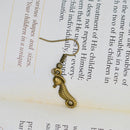 100Pcs Antique Bronze Sea Horse Charms Pendant Necklace Jewelry DIY Findings
