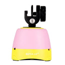 Remote Control 1/4inch Tripod Head Selfie-timer Mount Products Panoramic Photography Accessory Kit 360 Degree Rotation Yellow