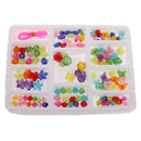 Kids Developmental Colorful Acrylic Beads for DIY Pendant Ring Bracelet Necklace Making Accessories Art Handcrafts Play Fun Toy