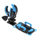 Handlebar Mount Holder Motorcycle Bicycle MTB Bike for Cell Phone GPS bLUE