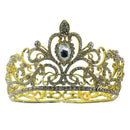 Gorgeous Crystal Rhinestone Heart Crown Tiara Woman Bridal Princess Jewelry