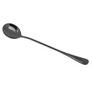 Home Cafe Restaurants Use Stainless Steel Coffee Sugar Ice Cream Dessert Spoon Salad Round Teaspoon Wedding Party Supplies Black