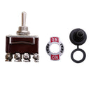 15A ON-OFF-ON Position with Waterproof Cover 12-Pins Toggle Switch New