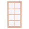 1/12 Wooden 8-Pane Frame for Dolls House Door Window Parts DIY Making Accessories Room Items Decoration