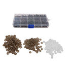 264 Pieces 6-12mm Mixed Color Plastic Safety Eyes with Washers for Bear Doll Soft Animal Toys DIY Making