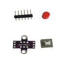 Self-locking 6Pin DIP Square Mini Push Button Tact Switch 8x8mm Double Row Switch with Cap and Pin