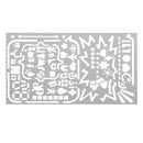 Metal Graphics Drawing Template Ruler Stencil Tool for DIY Crafts Kids Toys