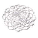 Lace Flower Background Metal Cutting Dies Stencil for DIY Scrapbooking Photo Album Decoration Embossing Paper Cards Decorative Crafts Die Cuts Handmade Gifts Dies, 7.8cm