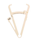 Manual Body Fat Caliper Weight Loss Tester Analyser Beige
