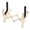 Foldable Plastic Violin Stand Holder Cream for Ukulele Violins Accessory