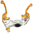 1 Pair Motorcycle 7/8'' Foldable Clutch Brake Lever Universal for Dirt Bikes