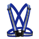 2x Adjustable Reflective Safety Vest Cycling Gear Reflective Belt Elastic