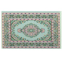 12th Floor Covering Turkish Style Rug Embroidery Cloth Mat for Dolls House Room Garden Decor