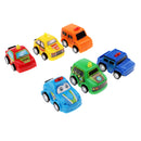 6 pcs Pull Back Cute Mini Toy Car Child Kids Birthday Xmas Party Gift