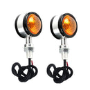 New Motorcycle Two Sides Yellow Turn Signal Indicators Blinkers LED Lights