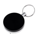 Retractable Key Chain Carabiner Reel Badge Holder Steel Recoil Return Spring Ring with Waist Belt Clip Buckle