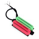Dual Hot Rail Guitar Humbucker Pickup for Fender ST Strat Stratocaster Electric Guitars Pink & Green