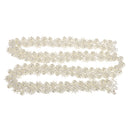 80cm Handmade Pearl Beaded Sewing Trim Chain Dress Decor Craft White