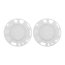 2pcs Plastic Fishing Line Spools Winding Board Bobbins Line Rig Tackle tool
