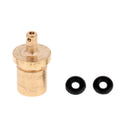 Copper Camping Stove Gas Refill Adapter Filling Butane Canister 0.4" x 0.8" with Seal O Ring