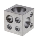 Heavy Duty Dapping Block Square with Polished High Smooth Round 18 Cavities, 2" x 2" x 2", 2 - 38mm Diameter Metal Forming Dapping Doming Punch Block