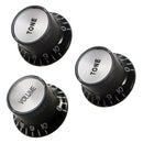 3Pcs Electric Guitar Control Knobs with Volume & Tone for Strat ST SQ Fender Guitar Accessories