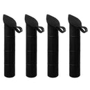 4 Pieces UV Resistant Boat Yacht Fishing Rod Holder Pole Rest Bracket Inner Tube Liner Sleeve Protector 30 Degree