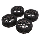 4pcs 17mm Hub Wheel Rims&Tires 1:8 Off-road RC Car Buggy Tyres for HSP HPI